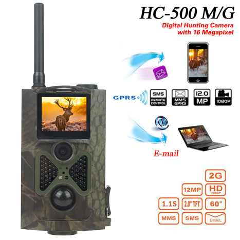 Obrazek FOTOPUŁAPKA GSM KAMERA LEŚNA HD IR 3G MENU PL HC550G HC-550G